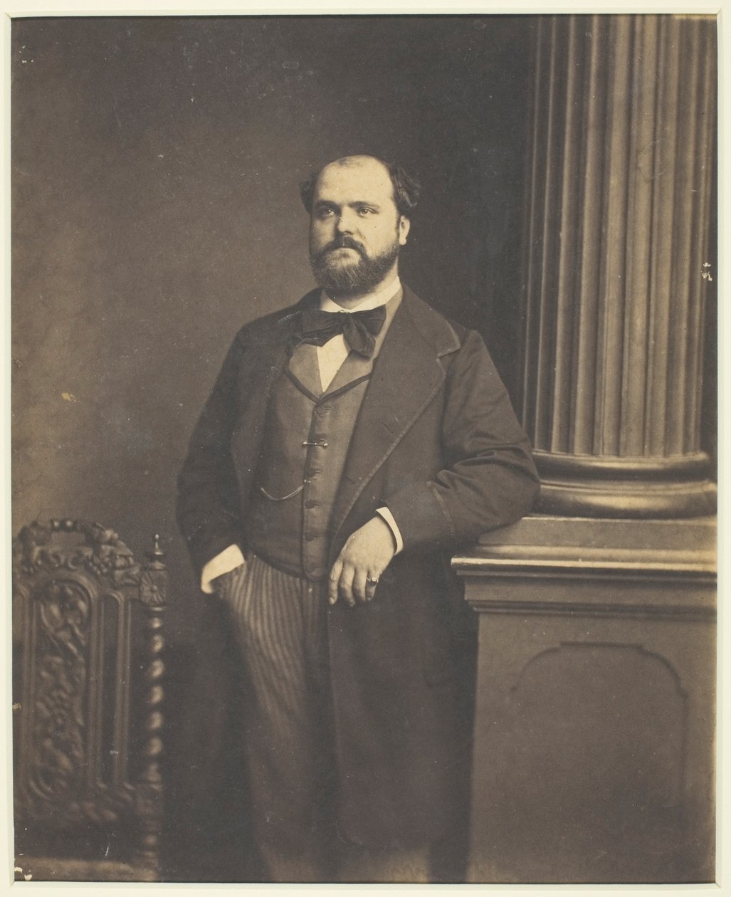 Untitled (Man Standing, en Face) by Antoine Samuel Adam Salomon