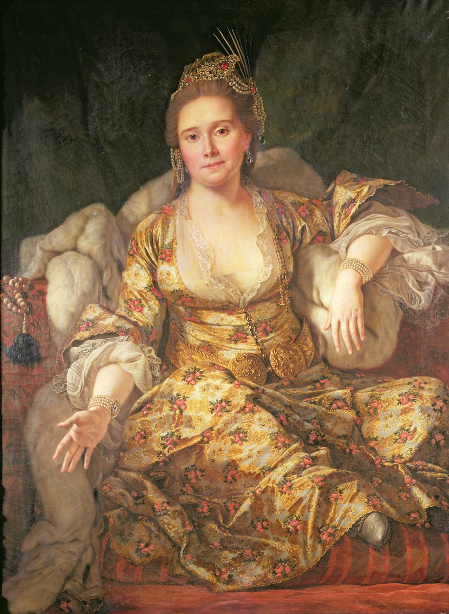Annette, Countess of Vergennes in Oriental Costume by Antoine de Favray