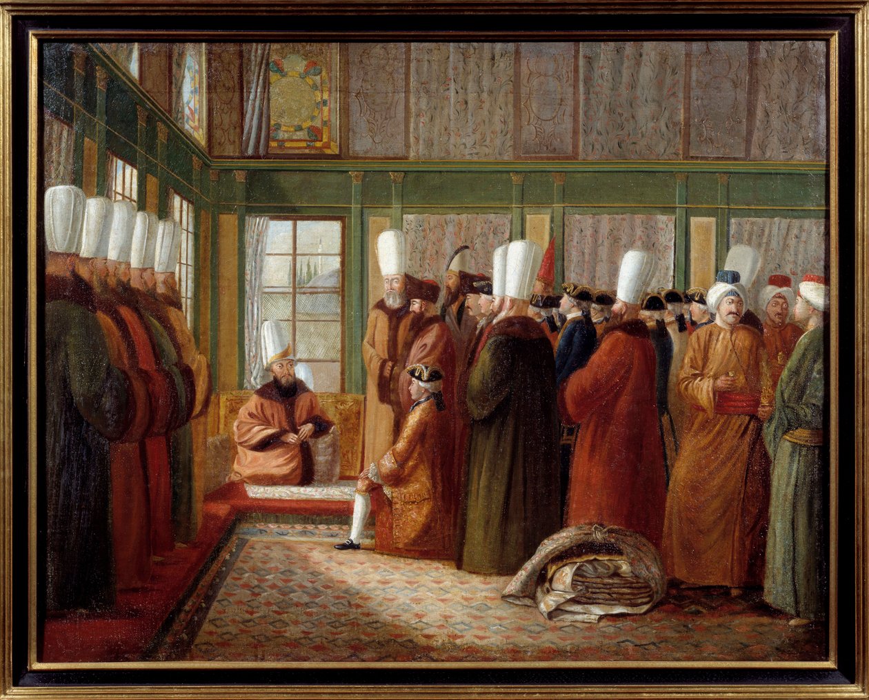 Ottoman Empire: Reception by the Grand Vizir of a French Ambassador by Antoine de Favray