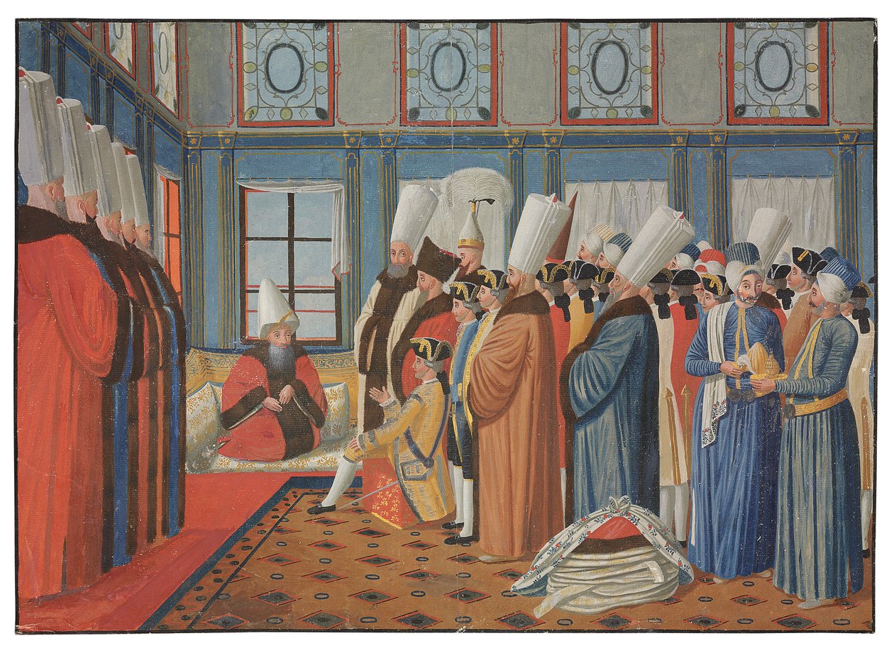 The presentation of the Count de Vergennes, Louis XV