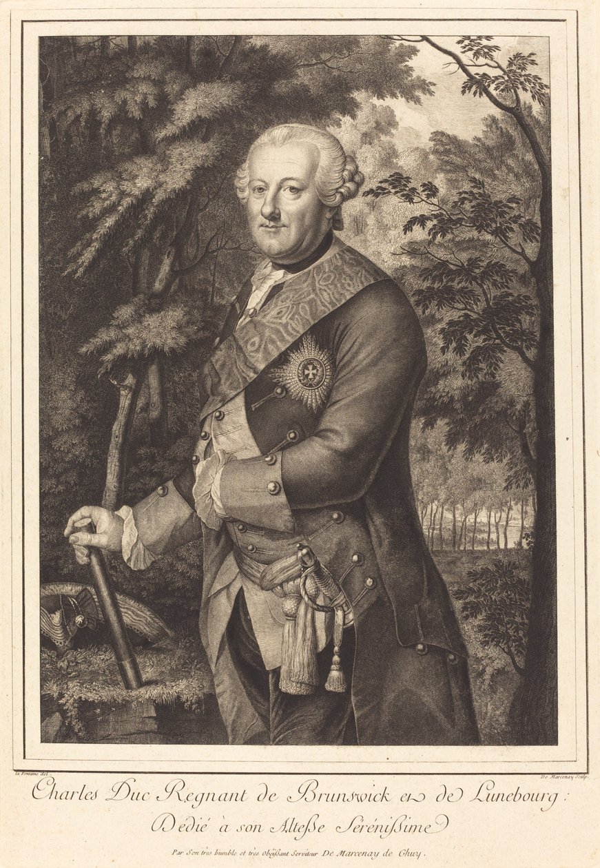 Charles, Reigning Duke of Brunswick by Antoine de Marcenay