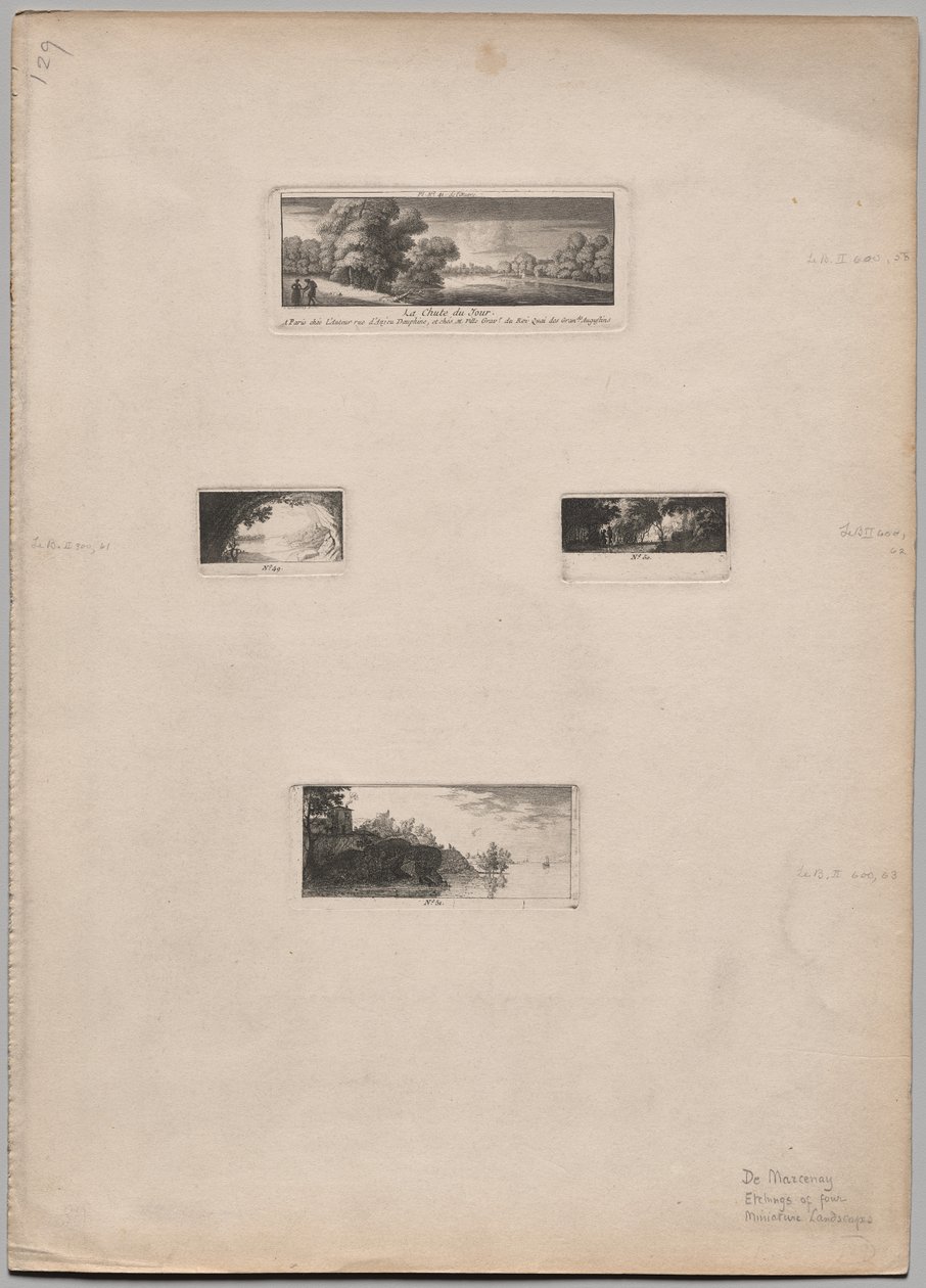Etchings by Antoine de Marcenay de Ghuy by Antoine de Marcenay de Ghuy