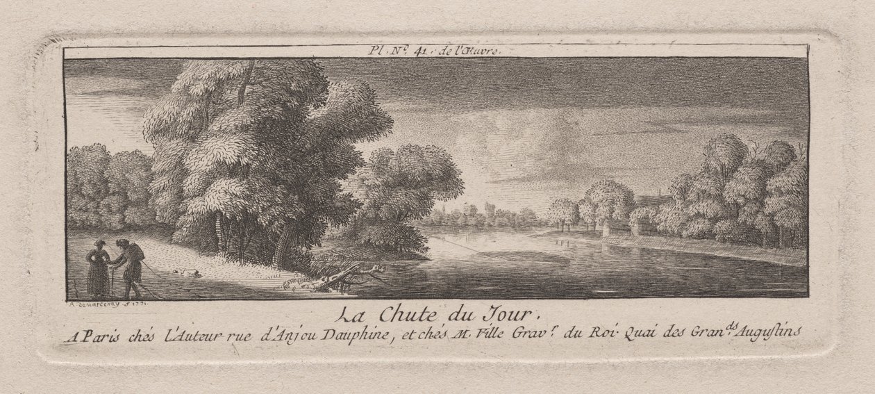 The Close of the Day by Antoine de Marcenay de Ghuy