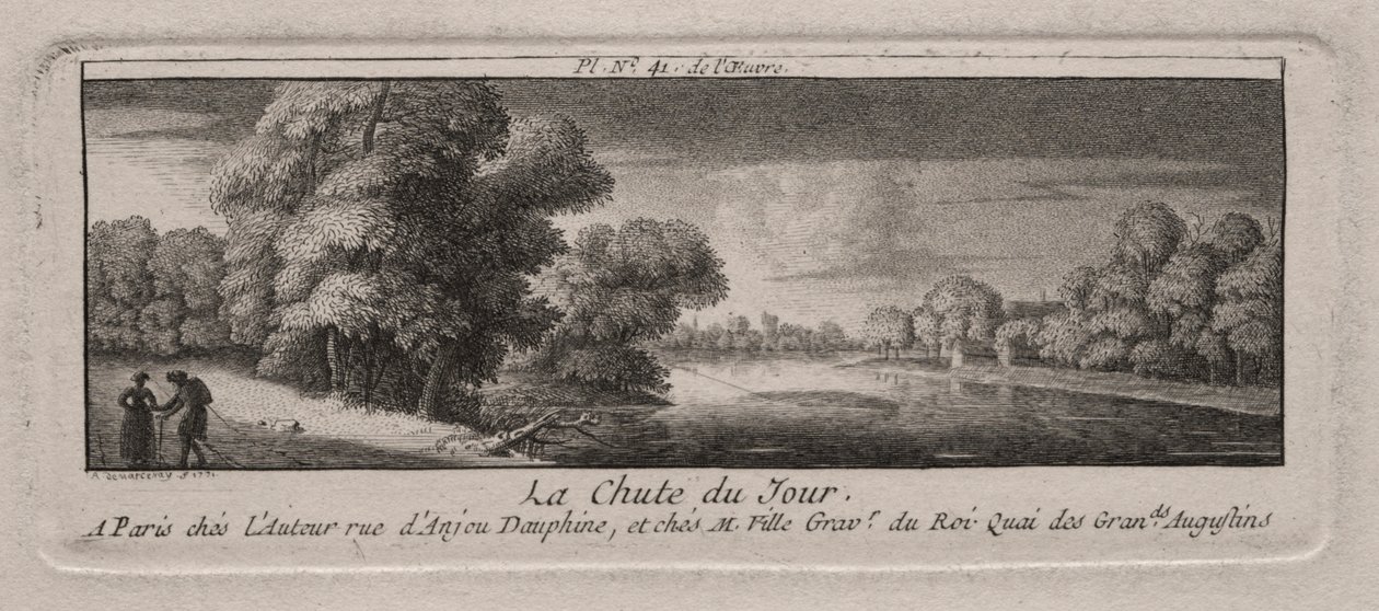 The Close of the Day by Antoine de Marcenay de Ghuy