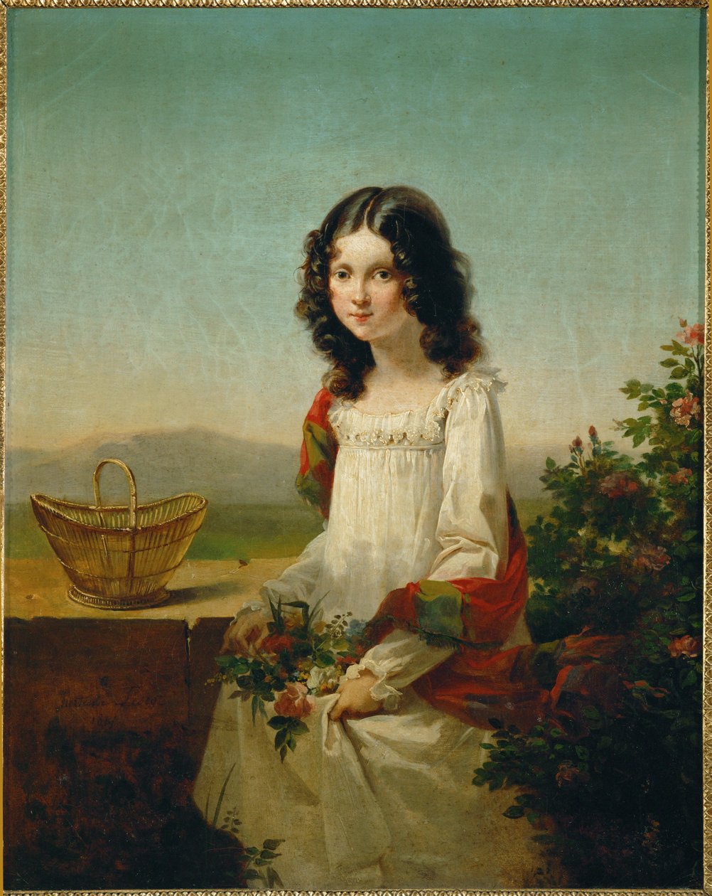 Lise Aubin de Fougerais by Antoinette Cecile Hortense Lescot Haudebourt