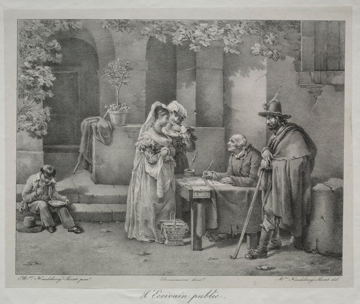 The Public Writer by Antoinette Cecile Hortense Lescot Haudebourt