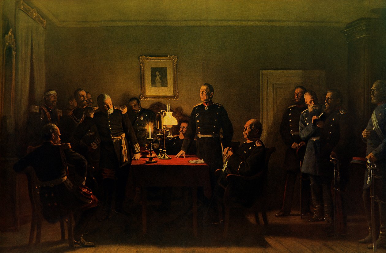 The Capitulation of Sedan by Anton Alexander von Werner