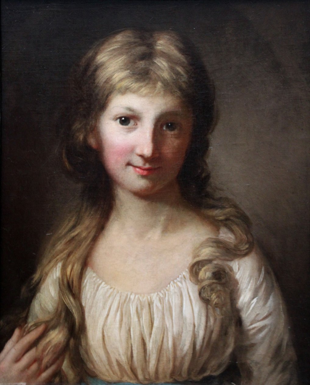 Wilhelmine Henry, known as Minette by Anton Graff