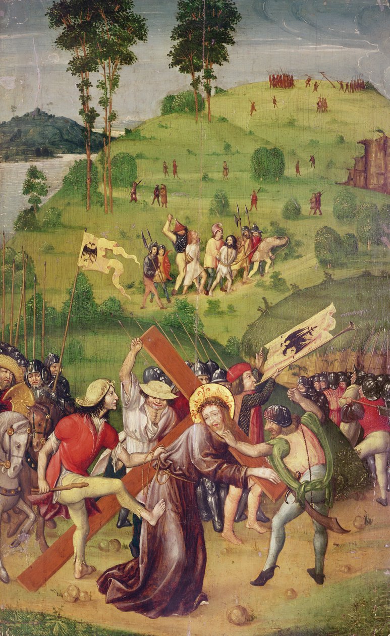 The Carrying of the Cross, from Scenes from the Life of Christ by Anton Henkel