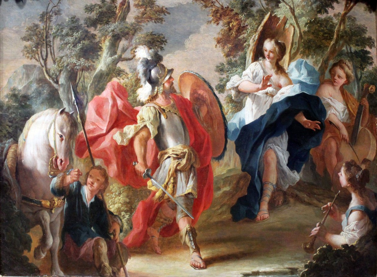 Rinaldo and Armida in the Magic Forest by Anton Kern