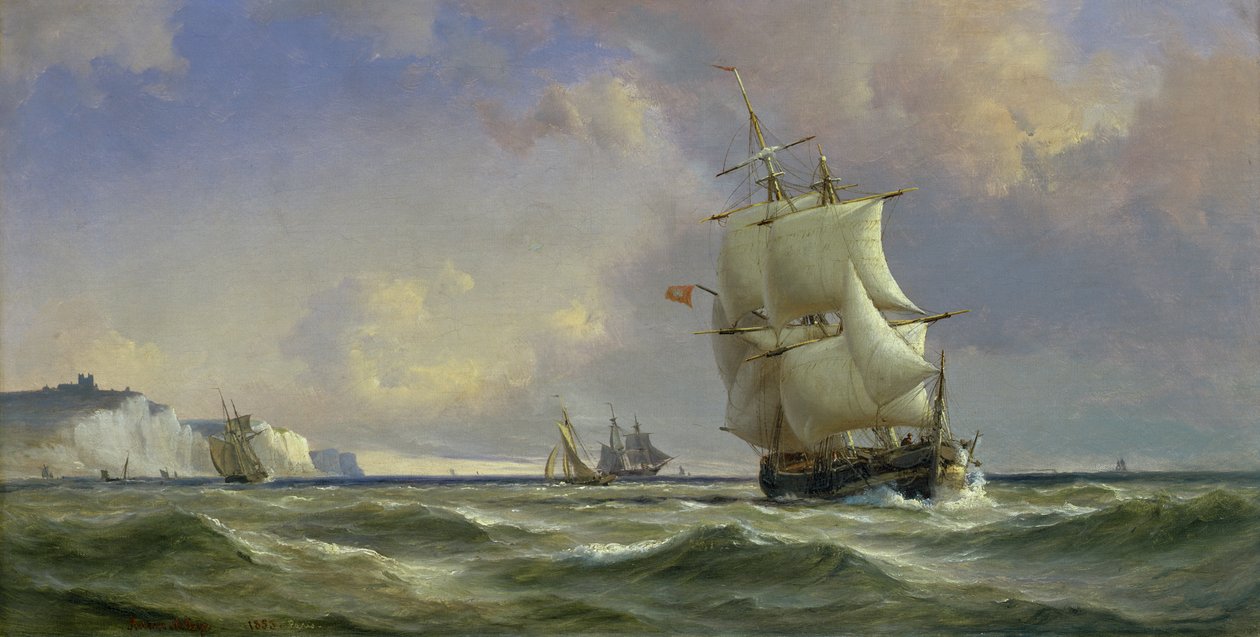 The Gathering Storm, 1853 by Anton Melbye