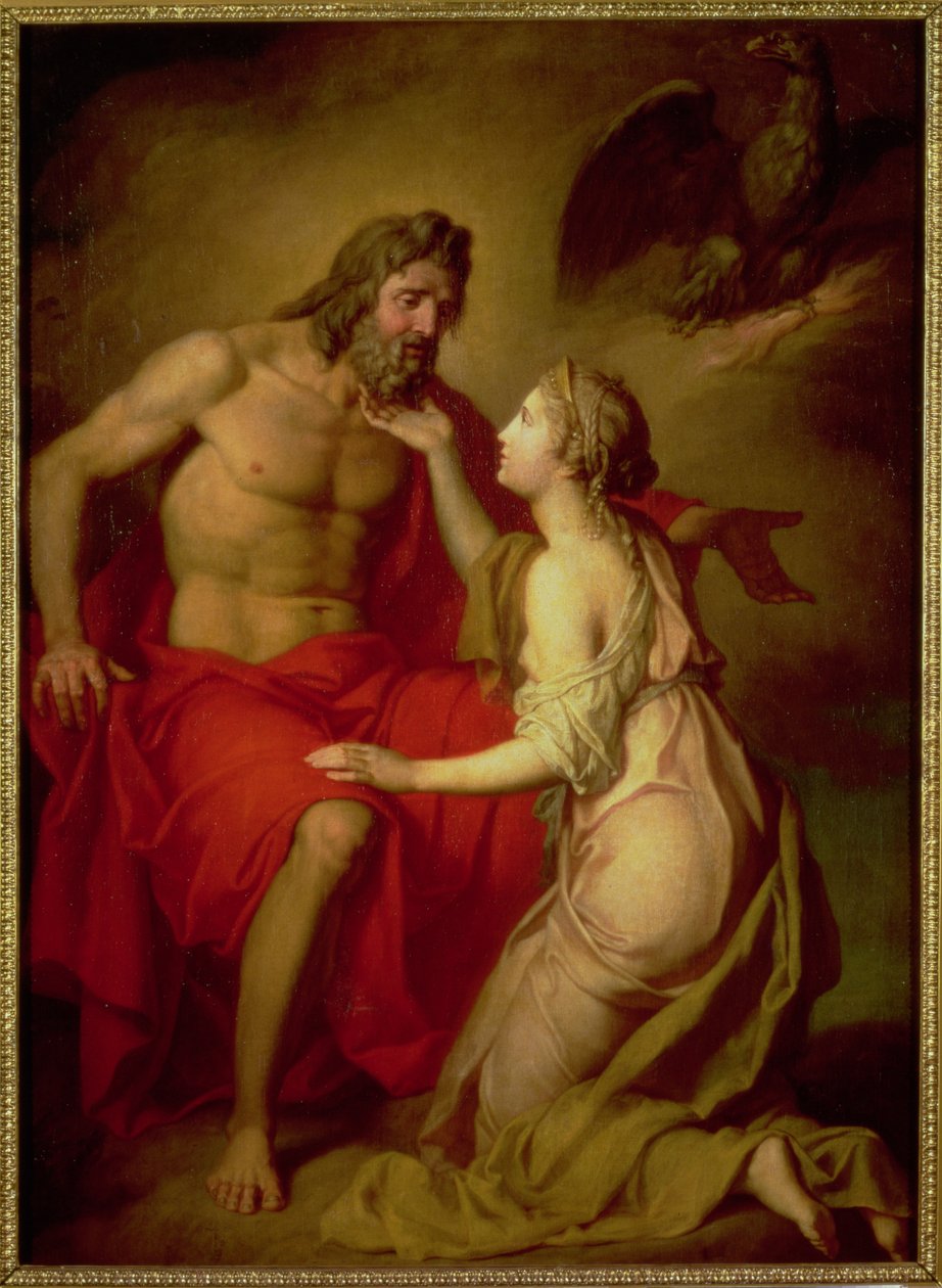 Zeus and Thetis, 1769 by Anton Pavlovich Losenko