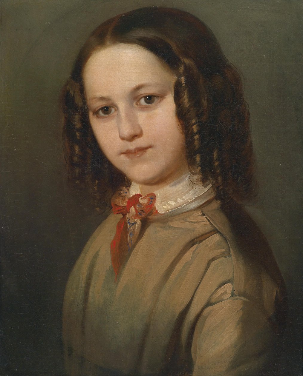 Portrait of Melanie Deinhardstein by Anton Romako