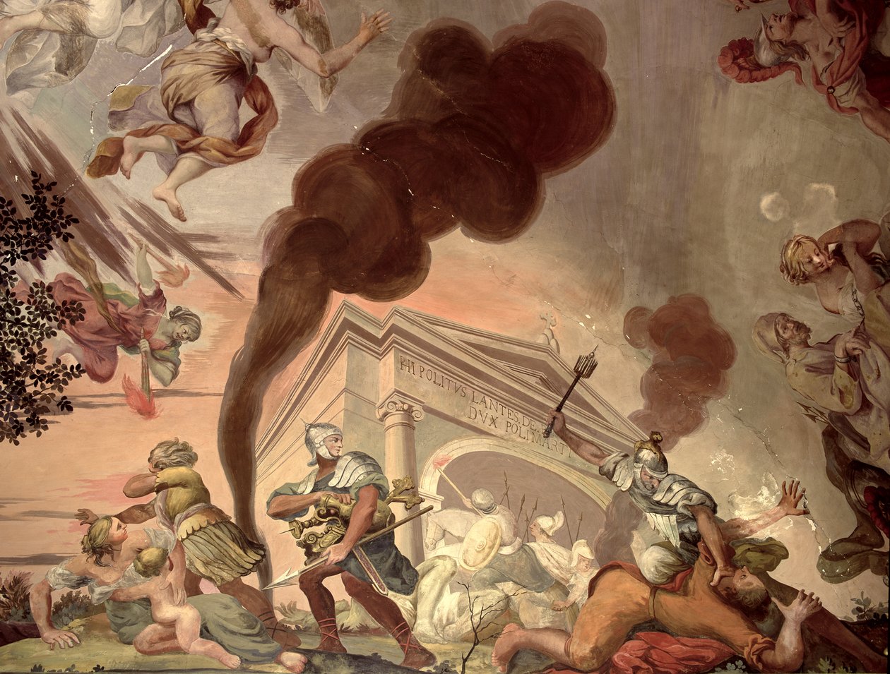 The Triumph of Peace Over War (detail) by Anton Agelo Bonifazi