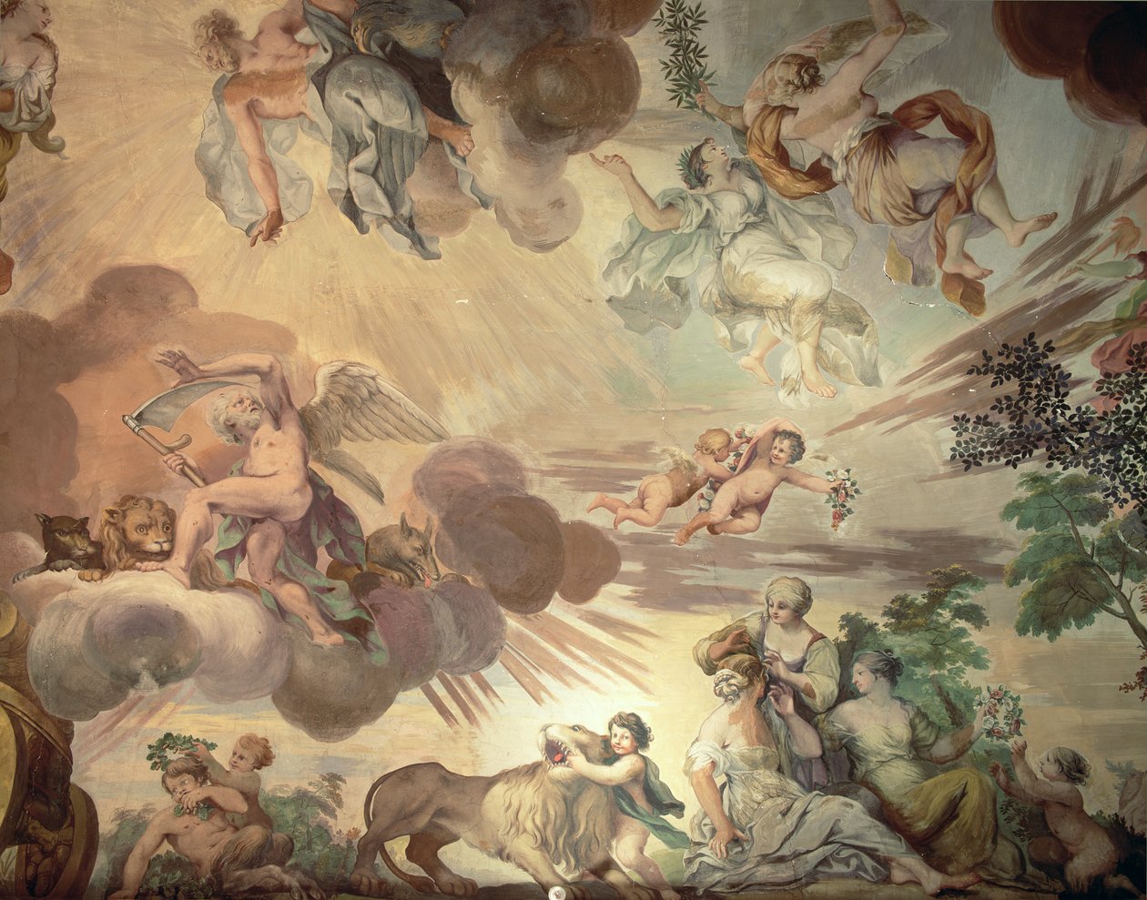The Triumph of Peace Over War (detail) by Anton Agelo Bonifazi