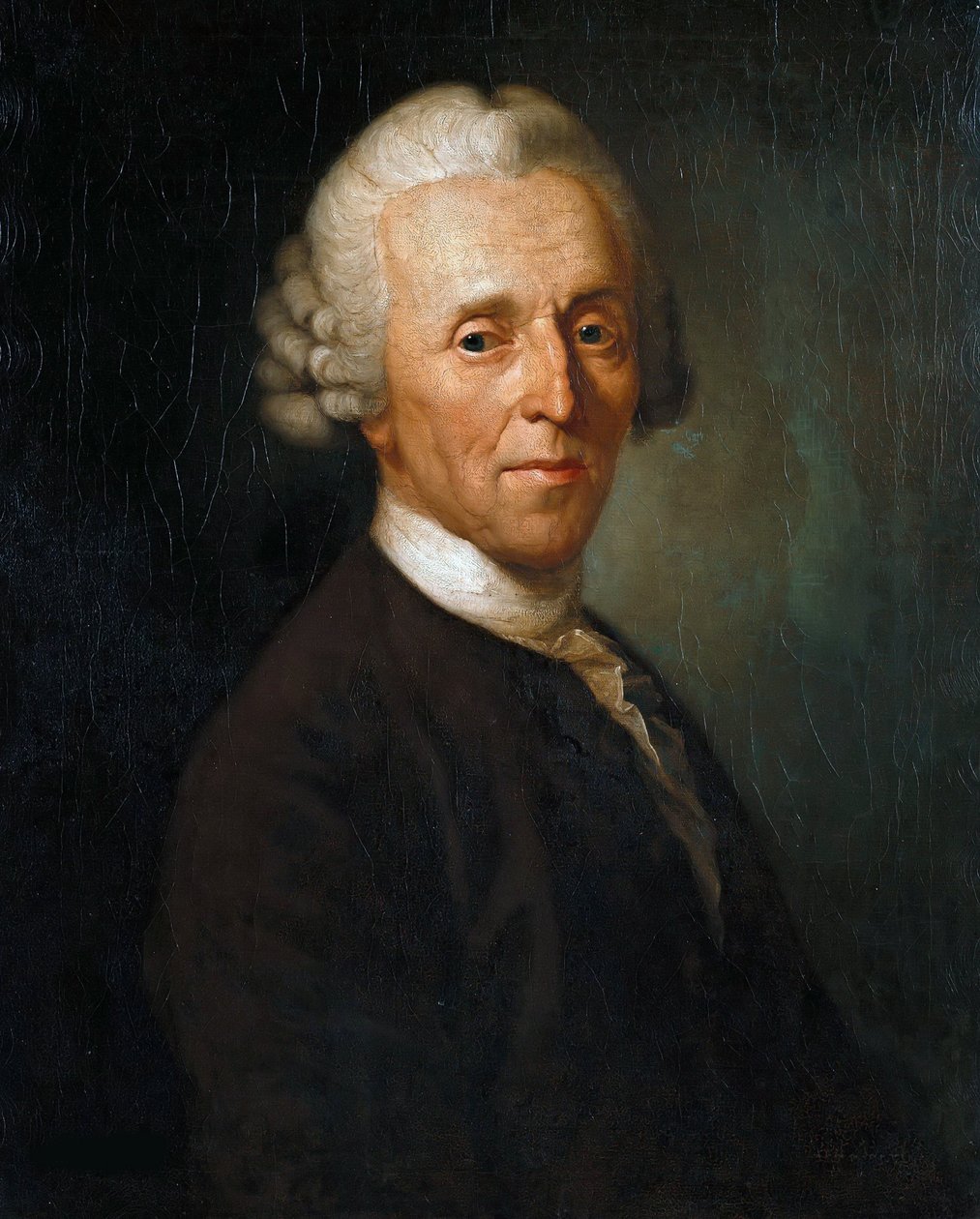 Portrait of Christian Fürchtegott Gellert by Anton Graff
