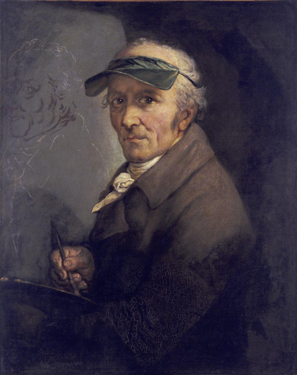 Self-Portrait with Eye Shade by Anton Graff