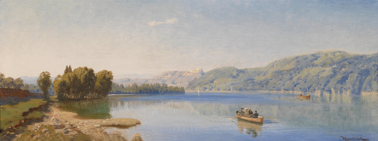 Lake Caldonazzo near Trento by Anton Hlavacek