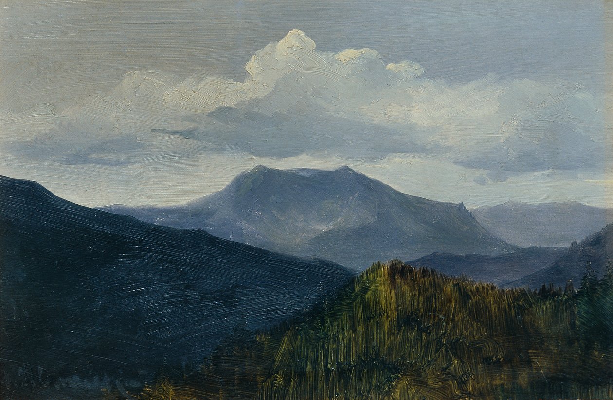 The Schneeberg near Gutenstein by Anton Hlavacek