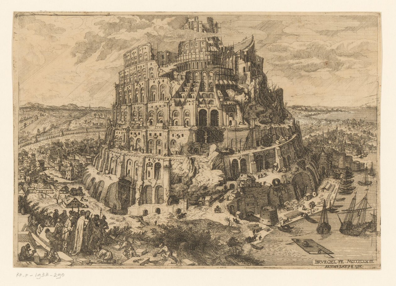 Tower of Babel by Anton Joseph von Prenner