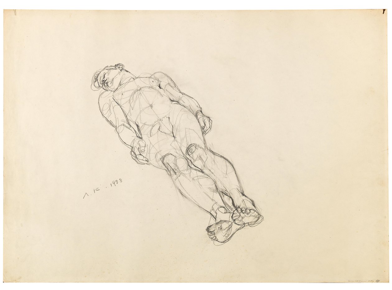 Reclining Male Nude 1933 by Anton Kolig