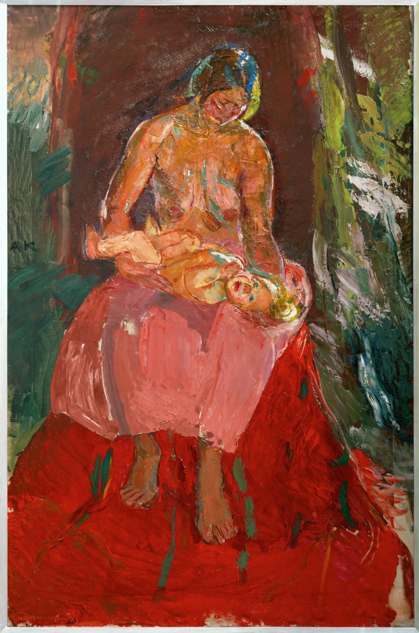 Mother and Child by Anton Kolig