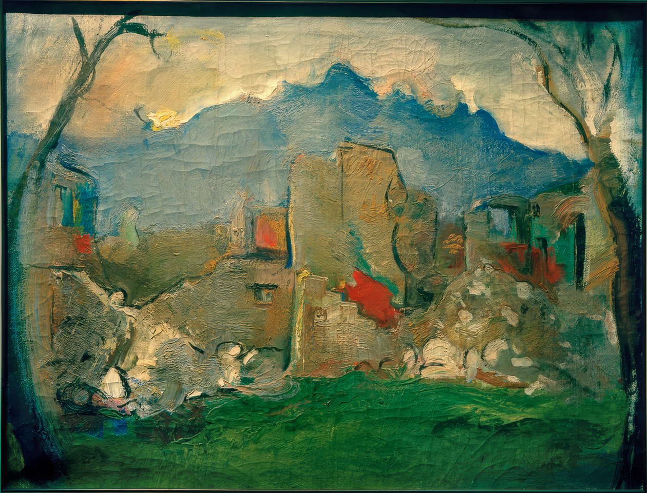 Ruined Landscape by Anton Kolig