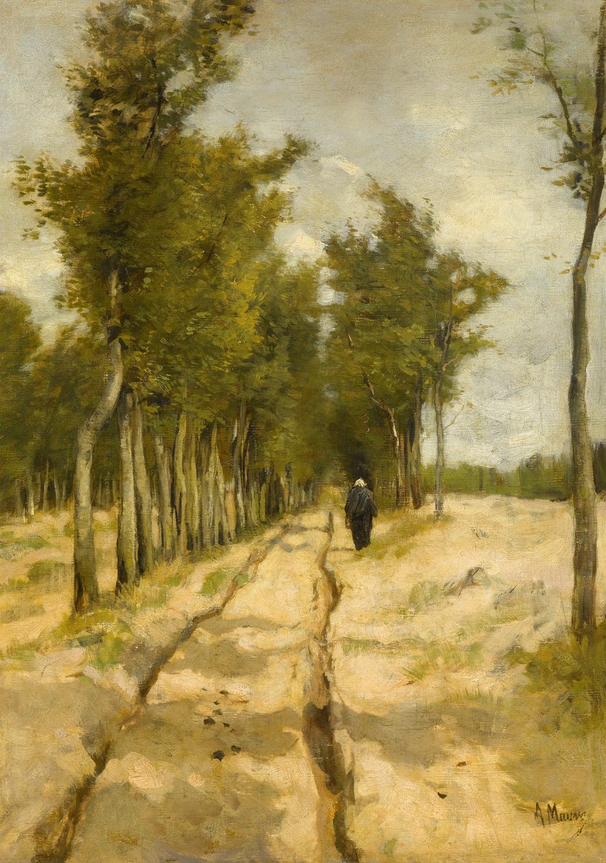 The Torenlaan in Laren by Anton Mauve