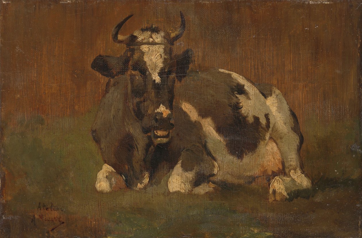 Lying Cow by Anton Mauve