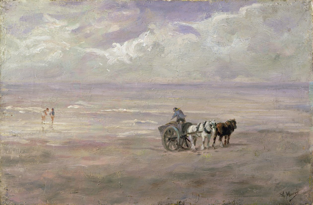On the Beach by Anton Mauve