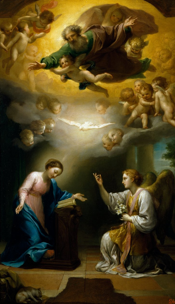 Annunciation by Anton Raphael Mengs