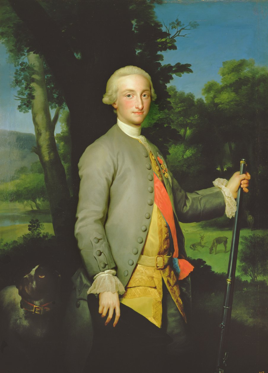 Charles de Bourbon, Prince of Asturias by Anton Raphael Mengs