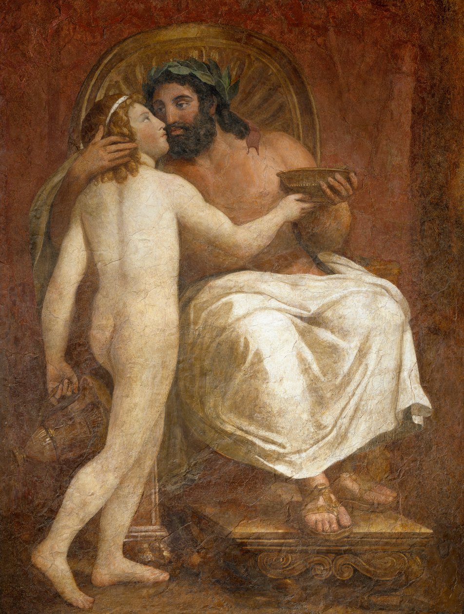 Jupiter Kissing Ganymede by Anton Raphael Mengs