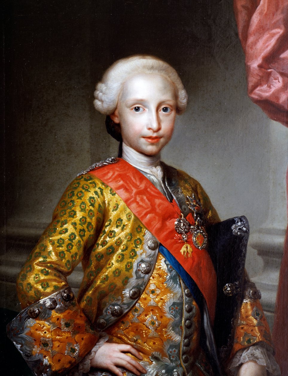 Portrait of Antonio Pascual de Borbon y Wettin by Anton Raphael Mengs