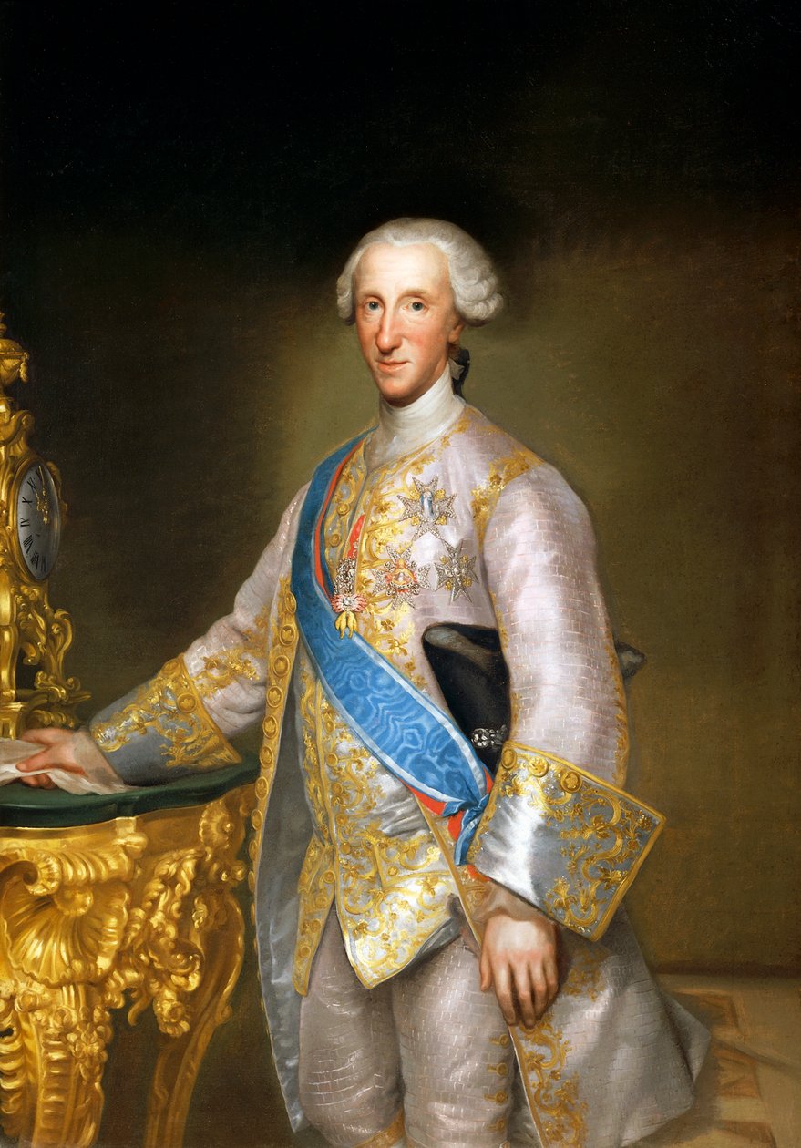 Portrait of Don Luis Antonio Jaime de Bourbon by Anton Raphael Mengs