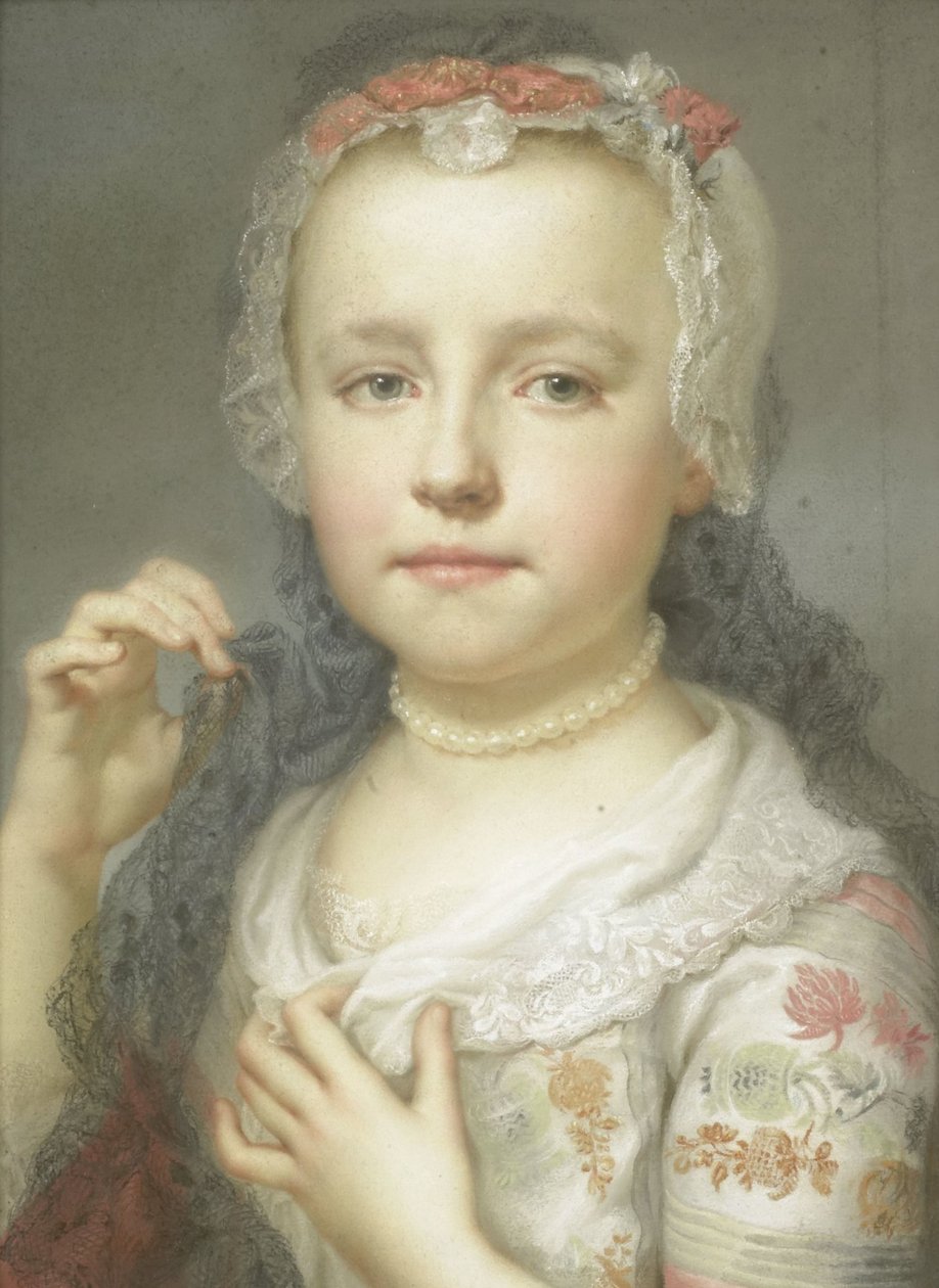 Portrait of a Young Girl, Probably Julie Carlotta Mengs, Sister of the Artist by Anton Raphael Mengs