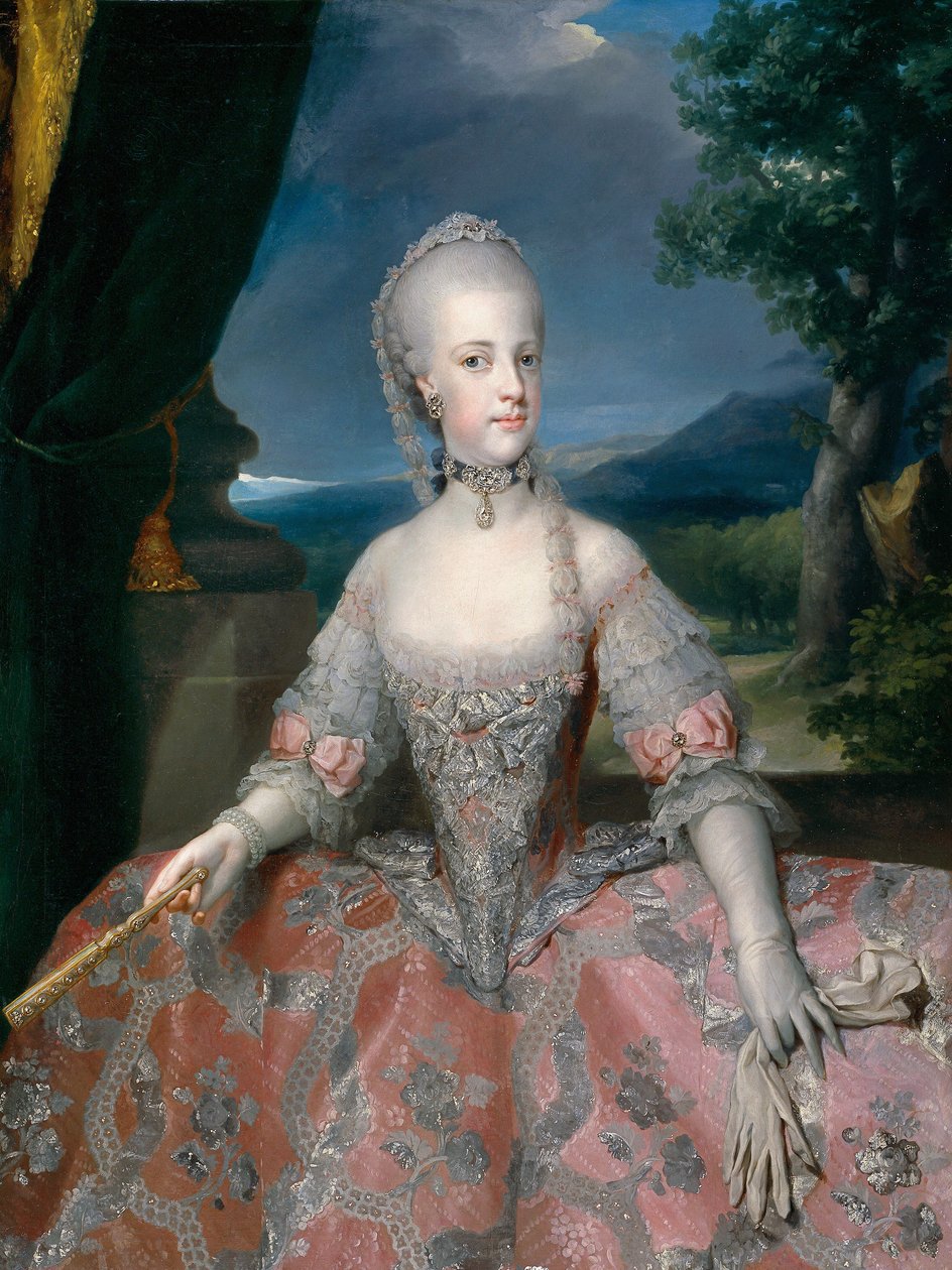 Maria Carolina of Habsburg-Lorraine, Queen of Naples by Anton Raphael Mengs