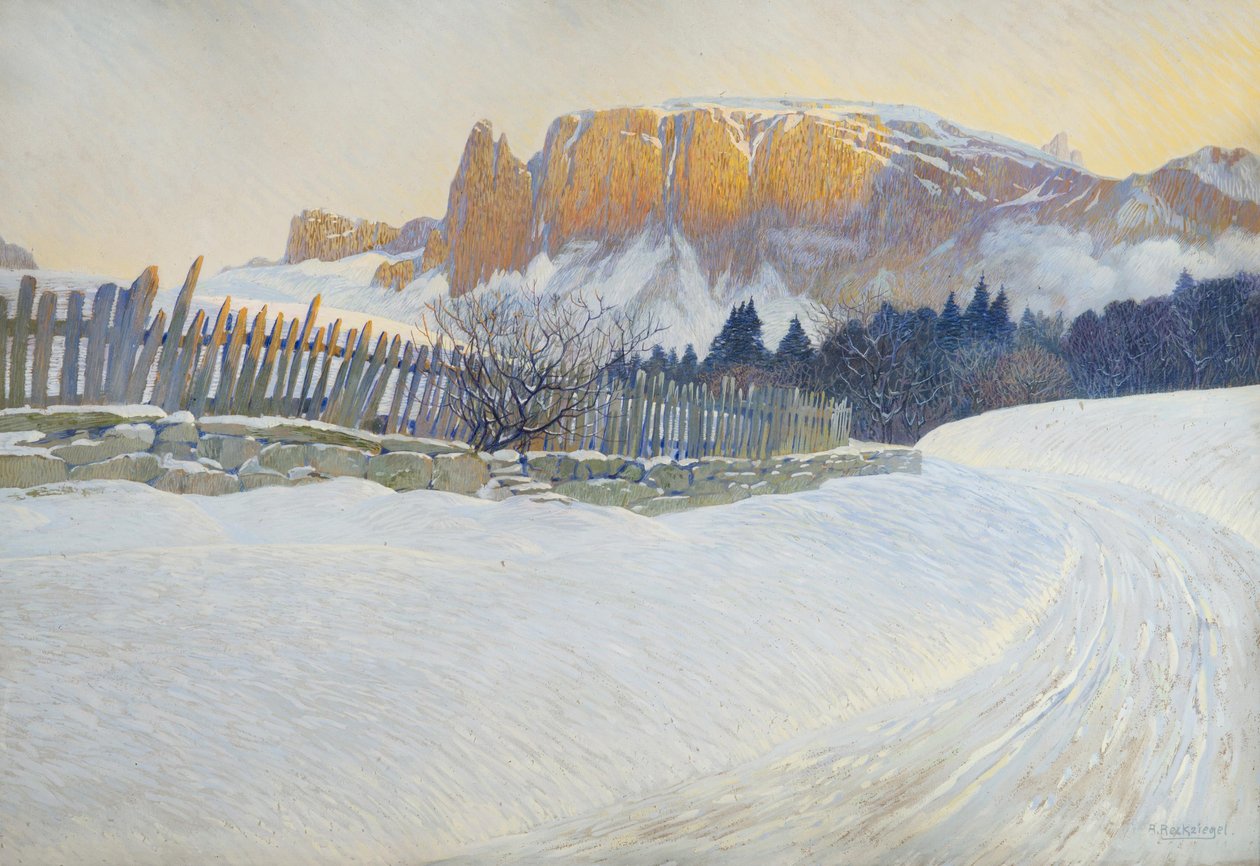 Motif from the Alps by Anton Reckziegel
