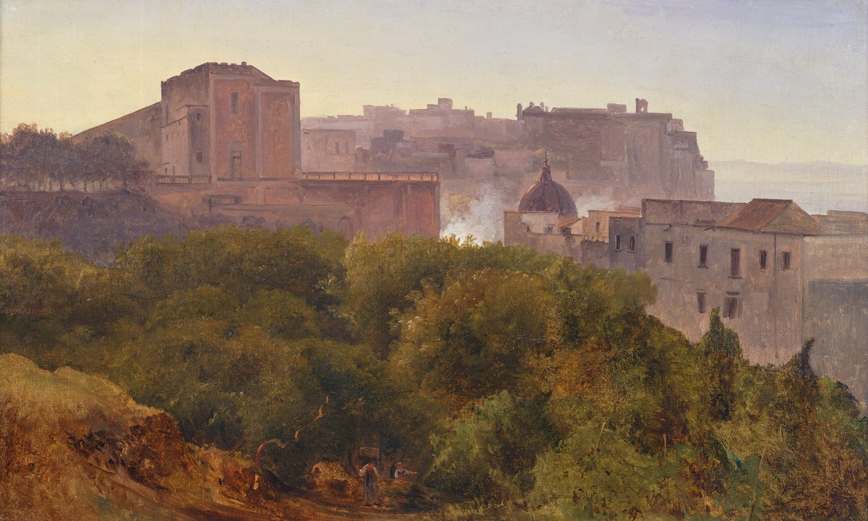Francavilla Wood in Chiatamone, c.1824 by Anton Sminck Pitloo
