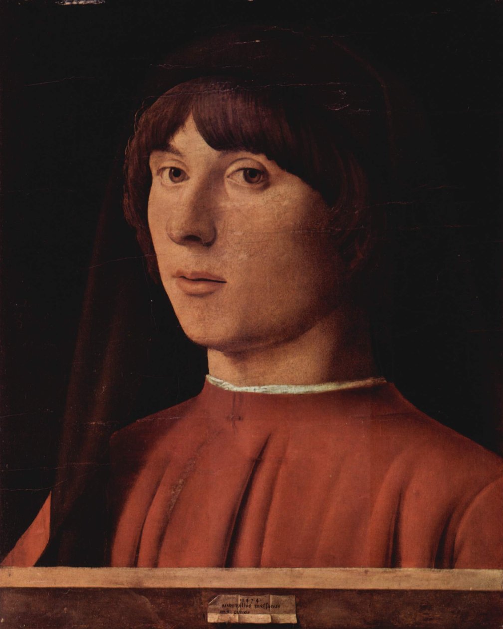 Portrait of a Young Man by Antonello da Messina