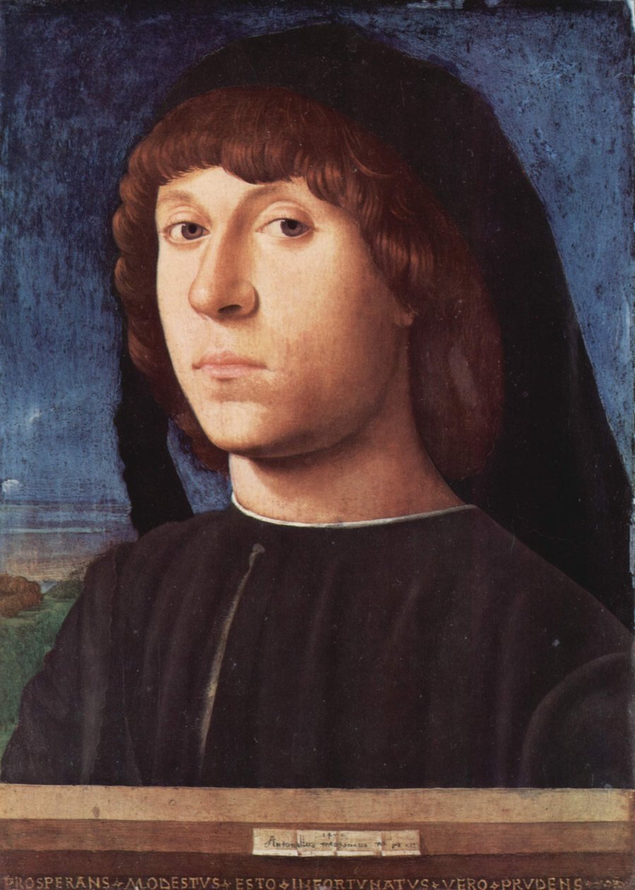Portrait of a Young Man by Antonello da Messina