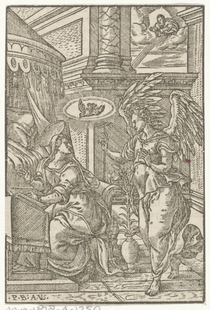 Annunciation by Antoni van Leest