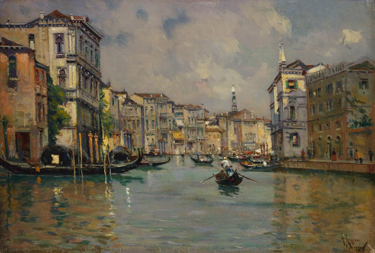 Riva degli Schiavoni, Venice by Antonia Maria de Reyna Manescau