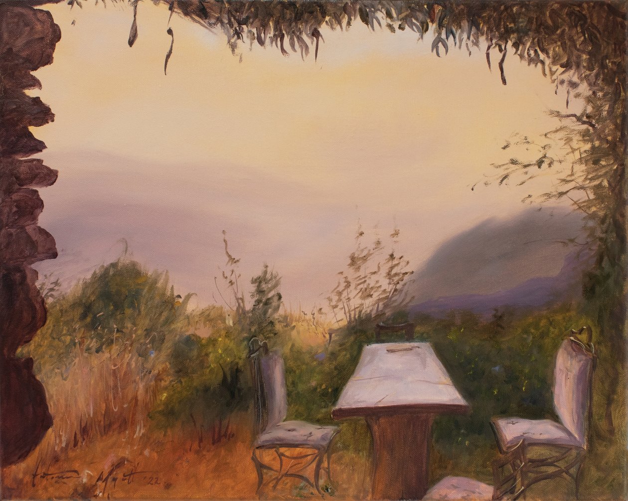 Castle View, Sierra Nevada, Spain, 2022 by Antonia Myatt