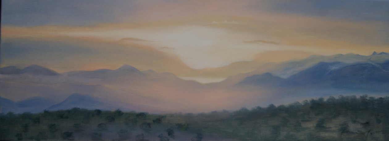 Sunrise over Sierra Nevada by Antonia Myatt