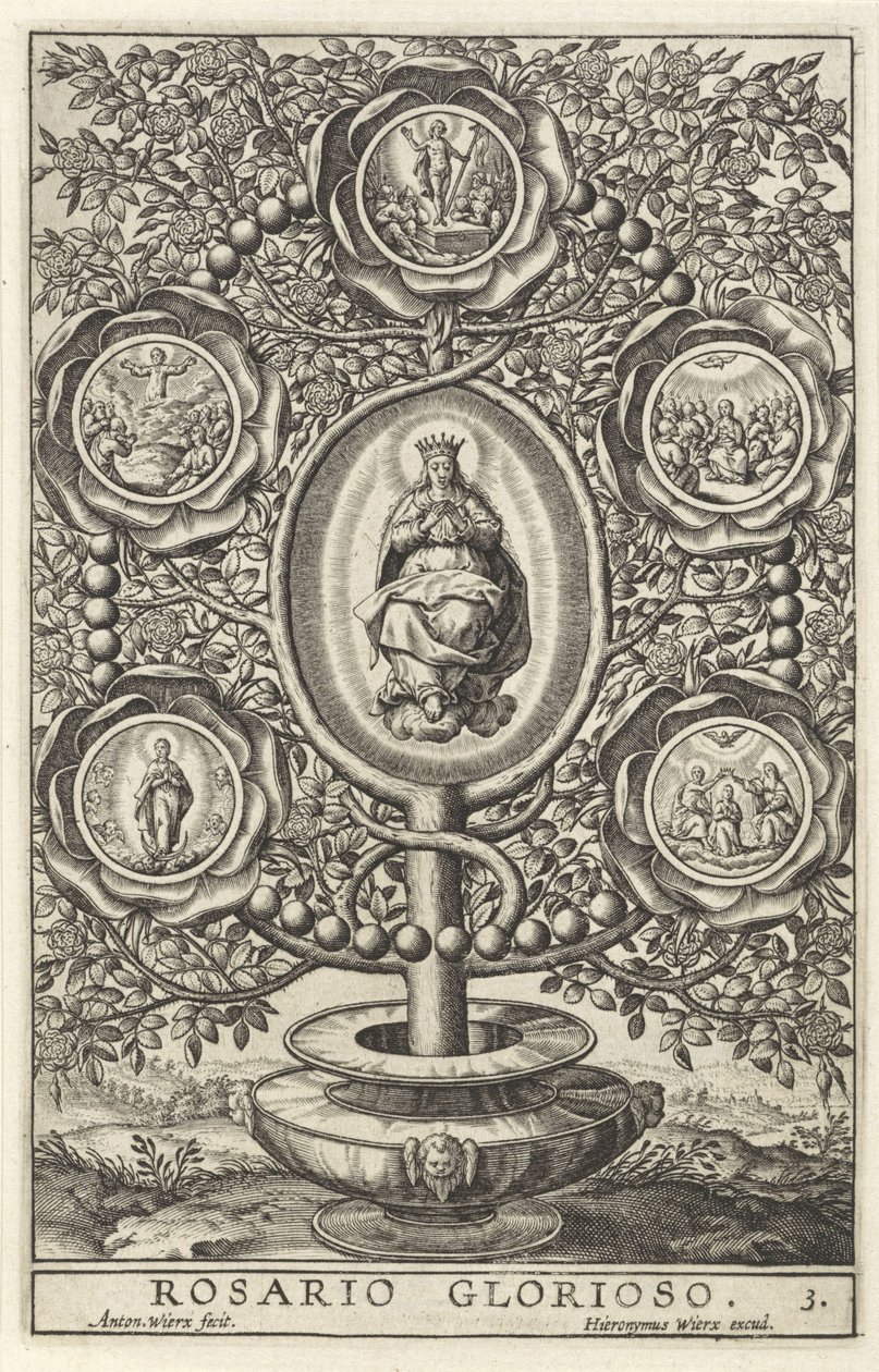 Five Glorious Mysteries by Antonie Wierix (II)