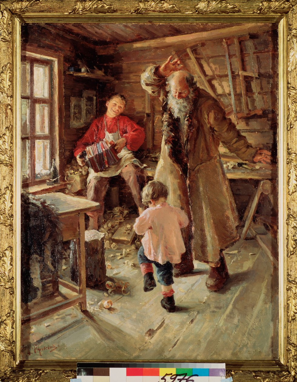 A Merry Moment by Antonina Leonardov Rzhevskaya