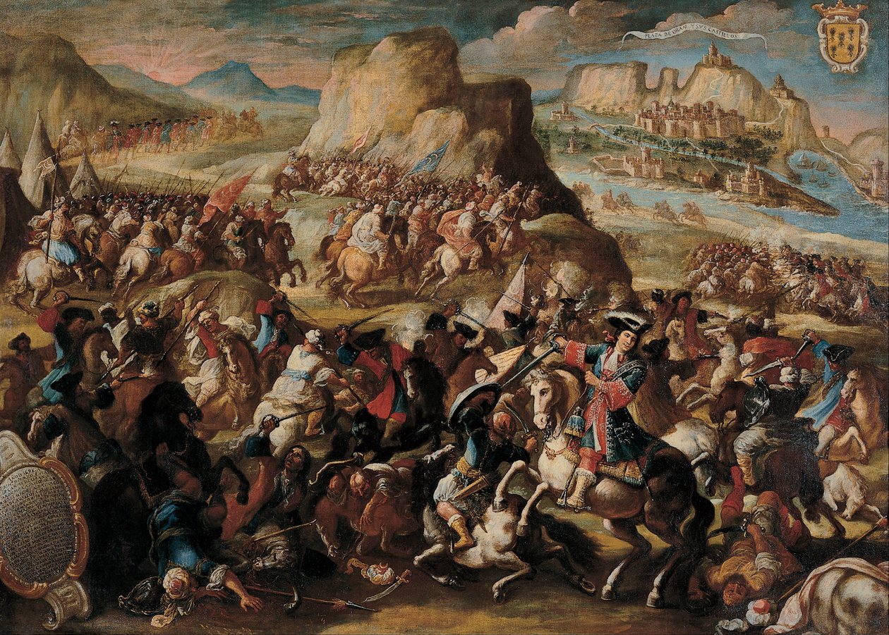 The Battle of Oran by Antonio Acisclo Palomino y Velasco
