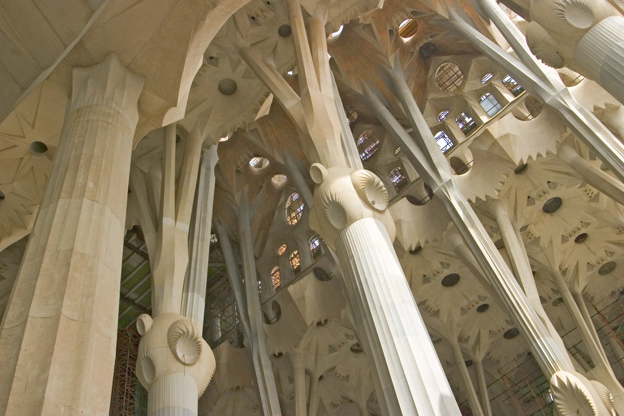 Ceiling Interior by Antonio Gaudi