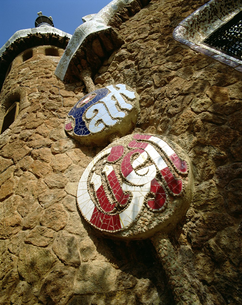 Ceramic sign for the Park, on the Porter